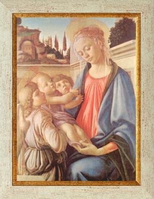 "Madonna and Child and Two Angels" №16782