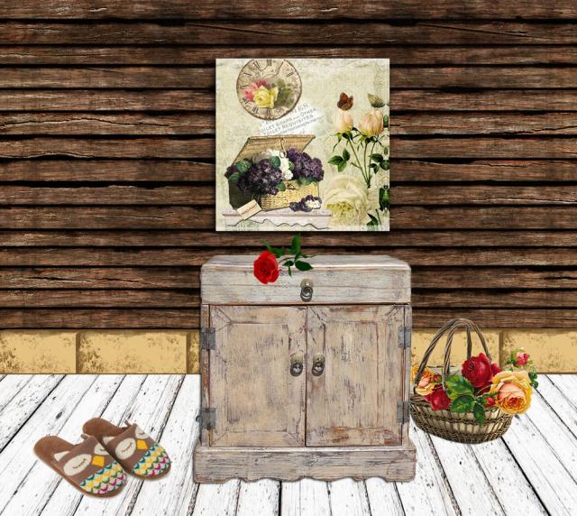Vintage Panel "HOME III" №17079